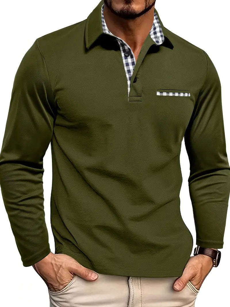 Henri | Long Sleeve Polo Shirt