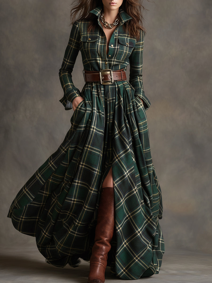 Callis™ | Elegant Classic Shirt Dress
