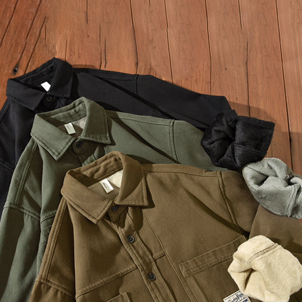 Solan – Fleece Cargo Overshirt