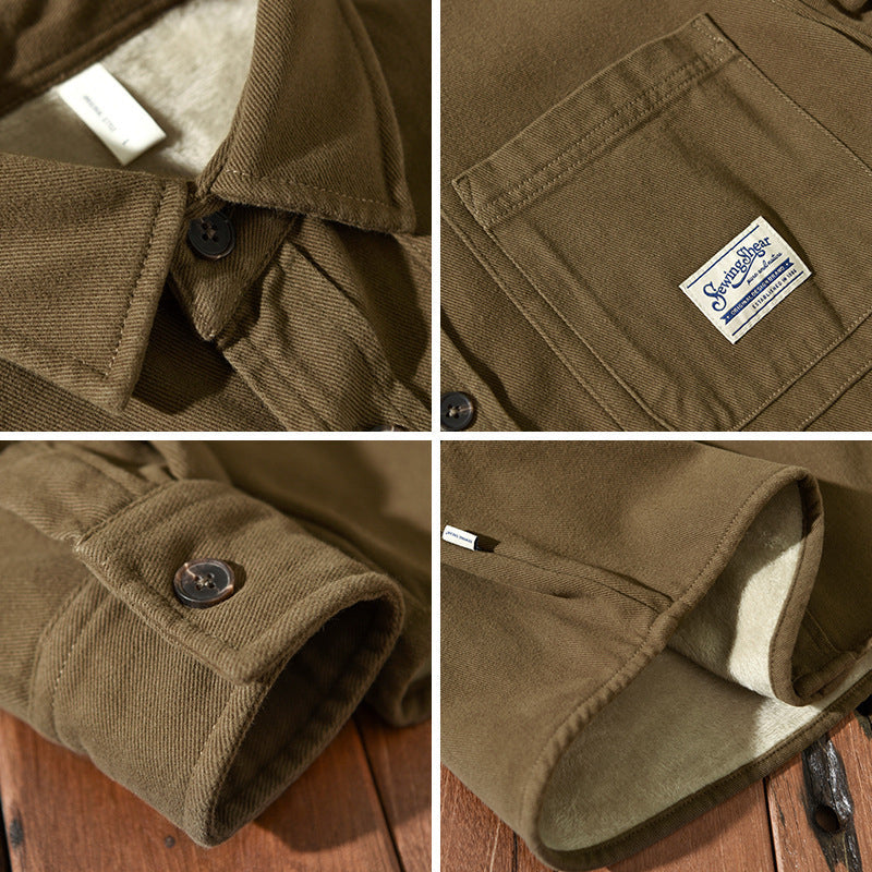 Solan – Fleece Cargo Overshirt