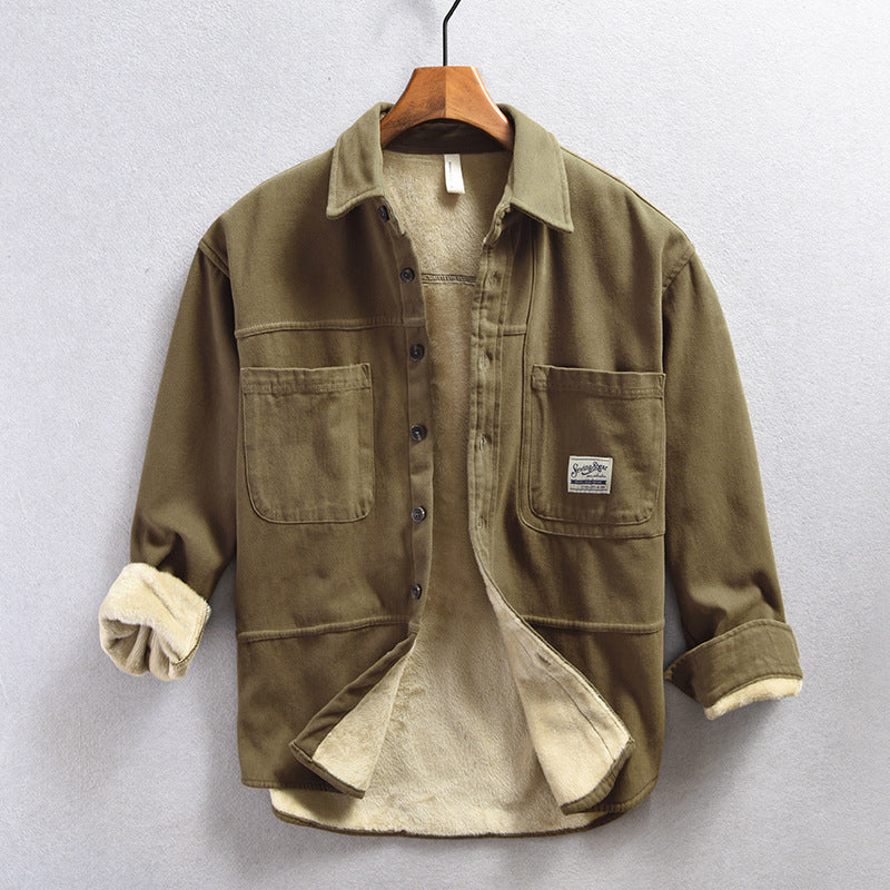 Solan – Fleece Cargo Overshirt