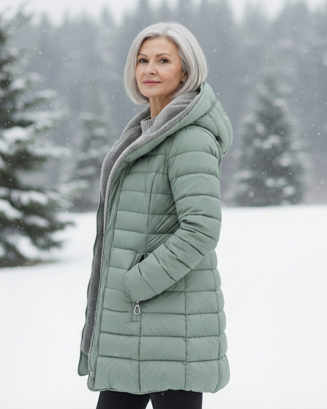 Eveloise | Fleece Lined Puffer Coat