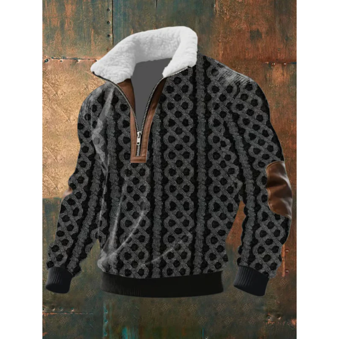 High Neck Fleece Sweater