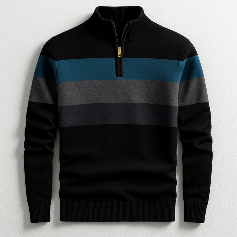 Elston Heritage Quarter-Zip Sweater