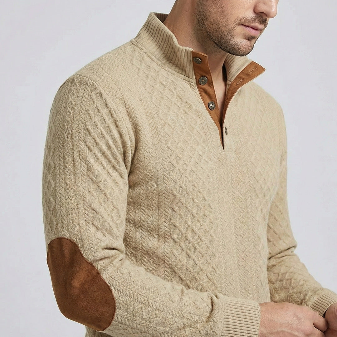 Langston - Classic High Collar Pullover