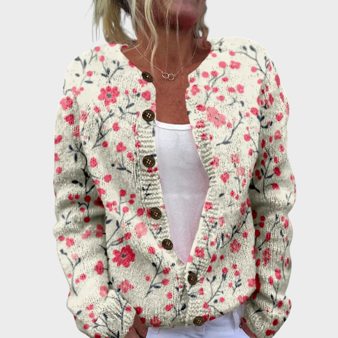 Abigail™ | Women's Floral Autumn Cardigan