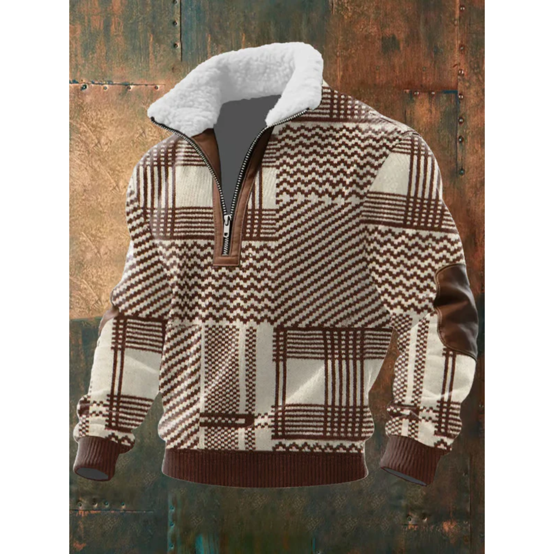 High Neck Fleece Sweater