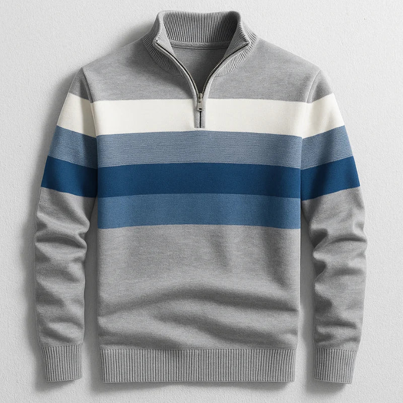 Elston Heritage Quarter-Zip Sweater