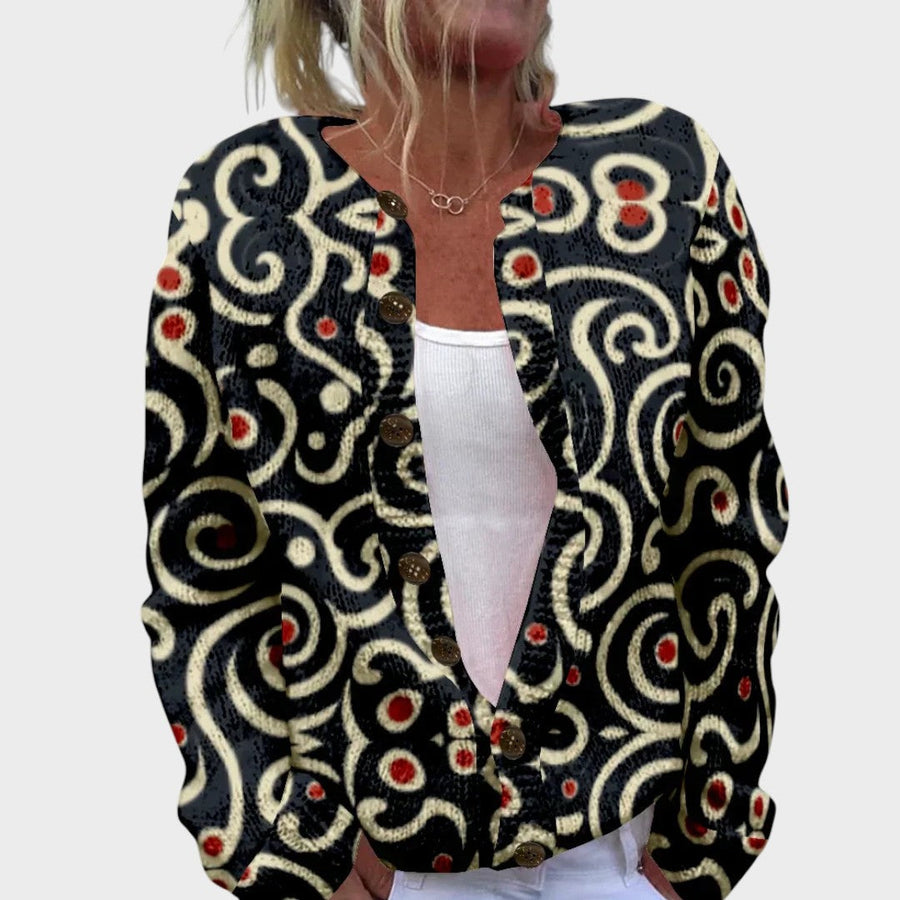 Scarlett™ | Women's Floral Autumn Cardigan