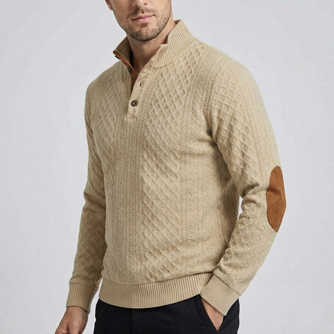 Langston - Classic High Collar Pullover