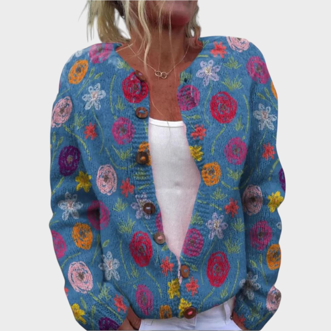 Penelope™ | Women's Floral Autumn Cardigan