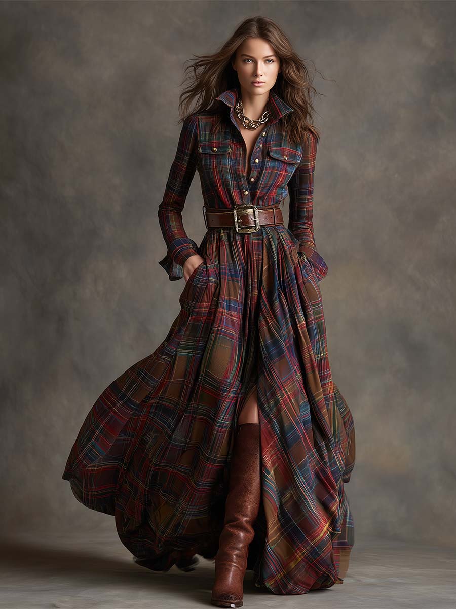 Callis™ | Elegant Classic Shirt Dress