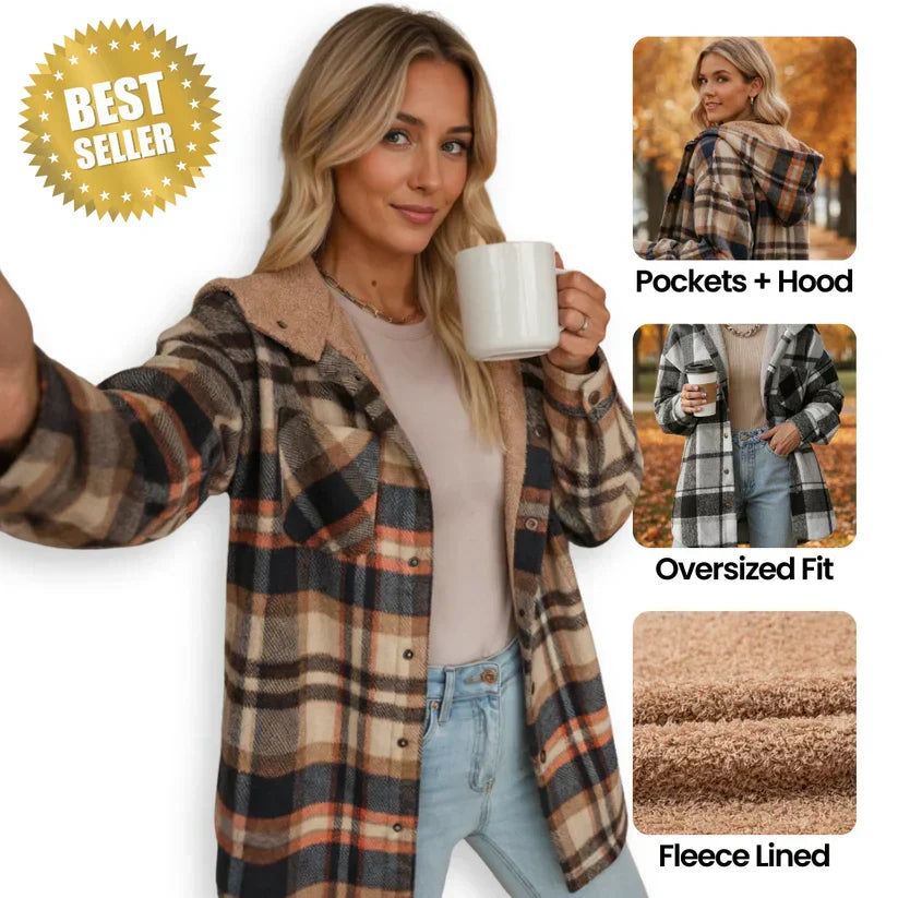 Premium Flannel Hooded Jacket
