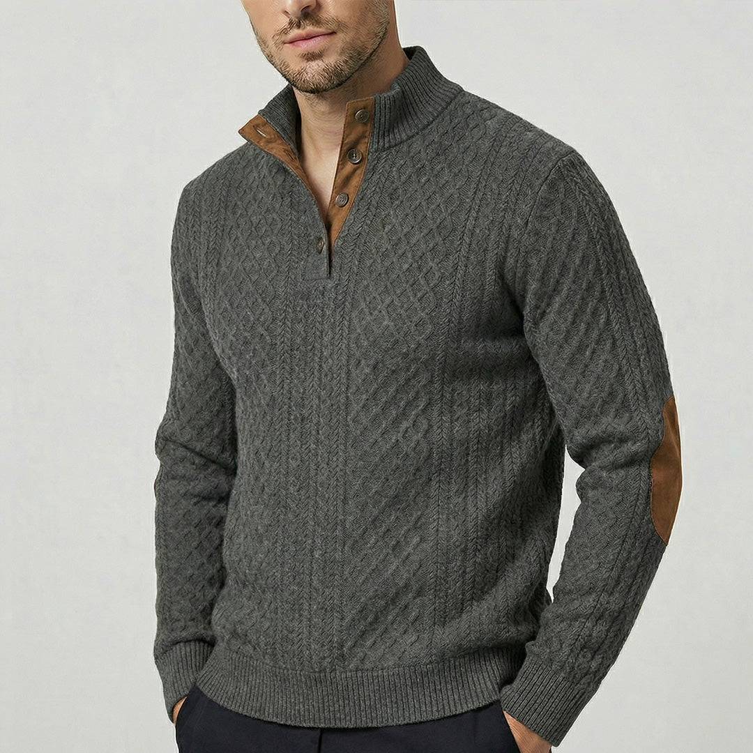 Langston - Classic High Collar Pullover
