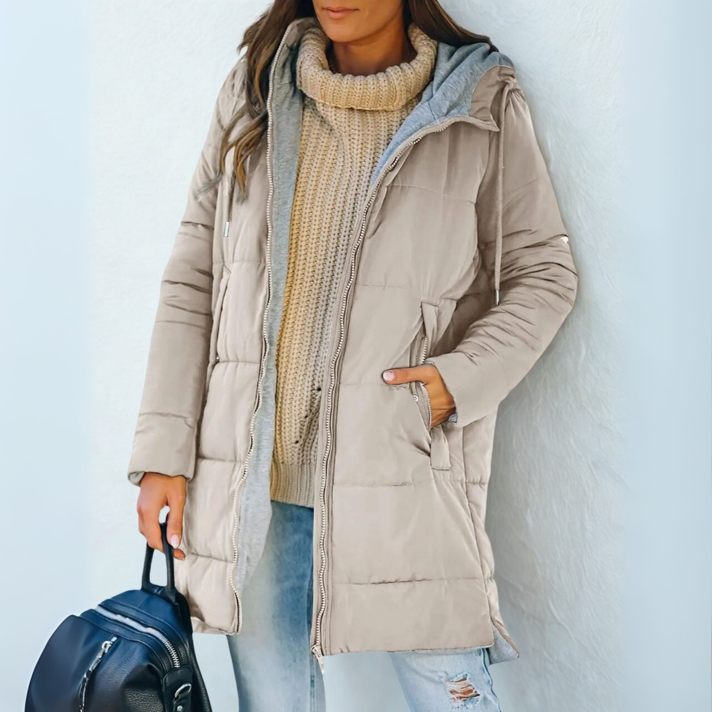 Averly™ | Lightweight Hooded Down Jacket