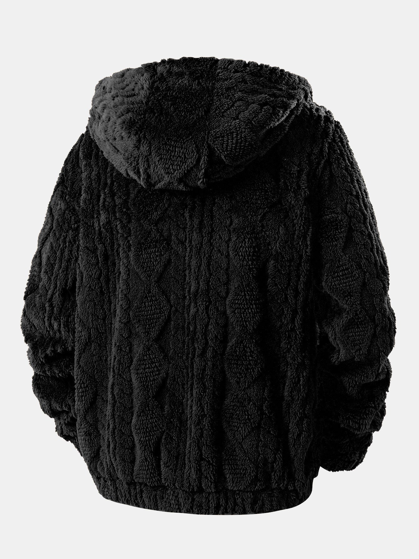Velinor Jacquard Teddy Hoodie