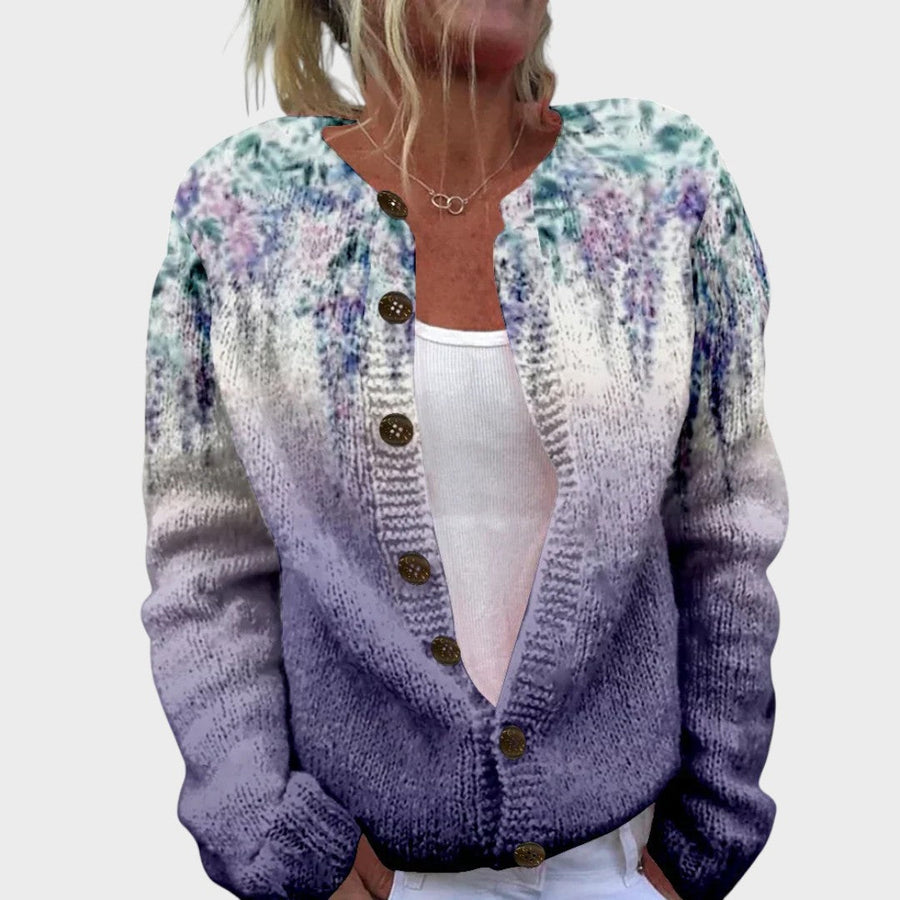 Mia™ | Women's Floral Autumn Cardigan