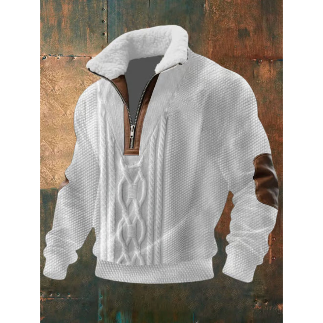 High Neck Fleece Sweater