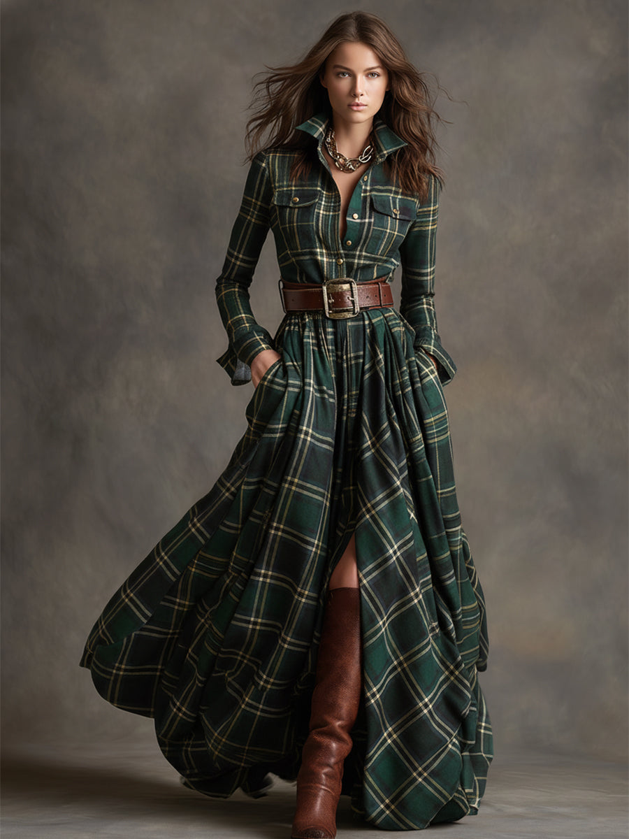Callis™ | Elegant Classic Shirt Dress