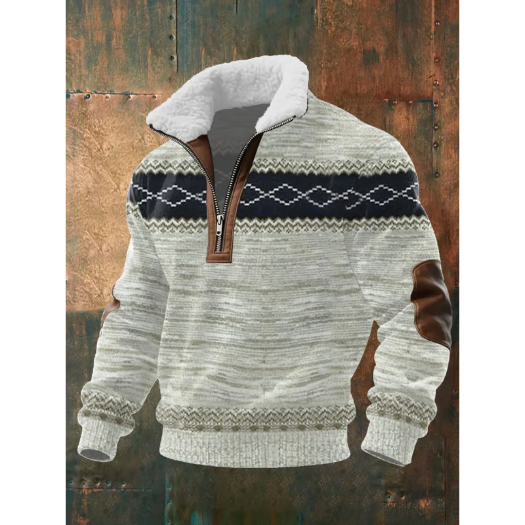 High Neck Fleece Sweater