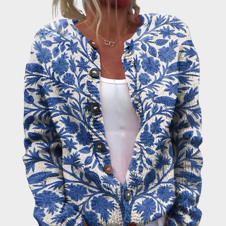 Isla™ | Women's Floral Autumn Cardigan