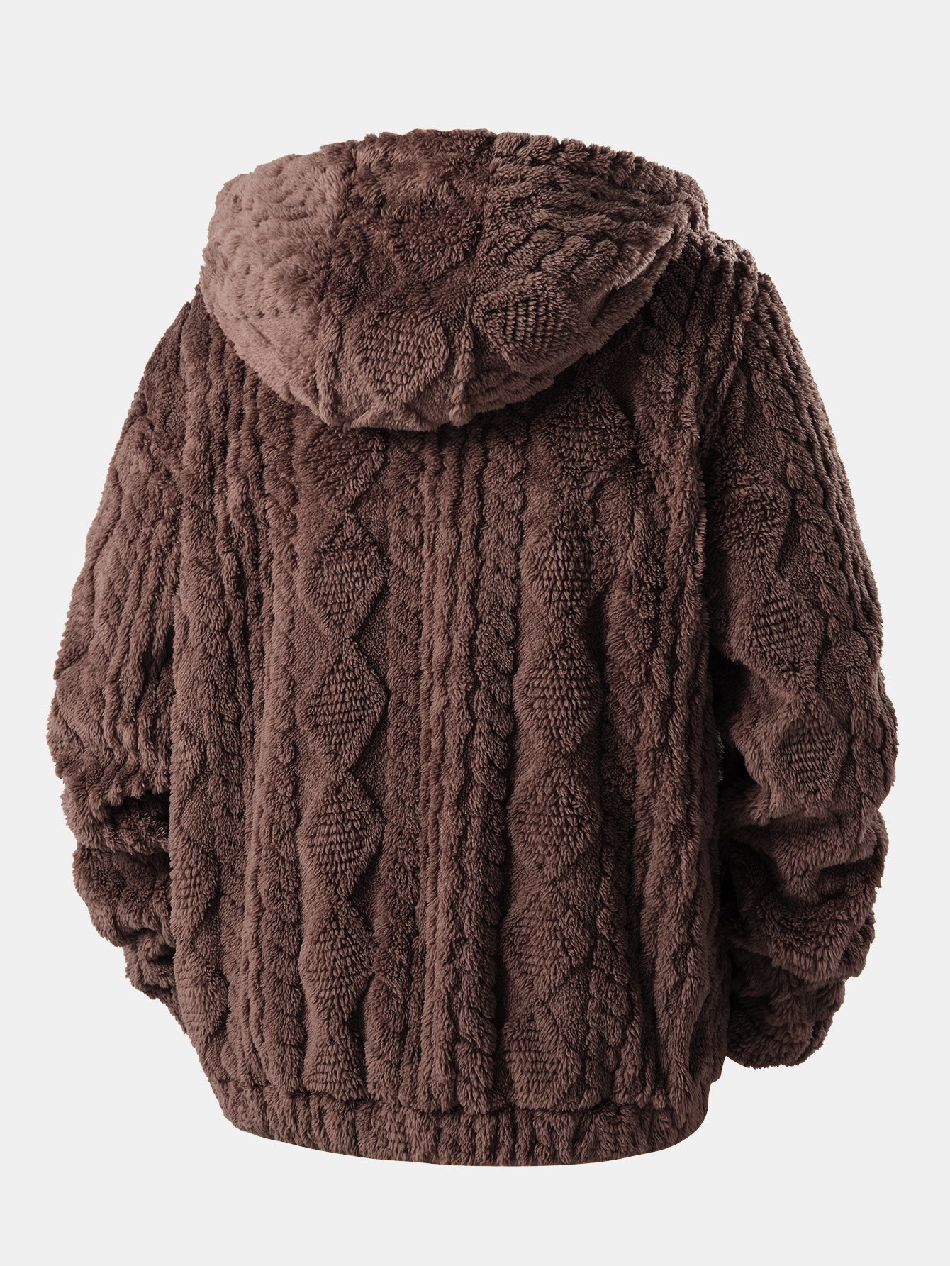 Velinor Jacquard Teddy Hoodie