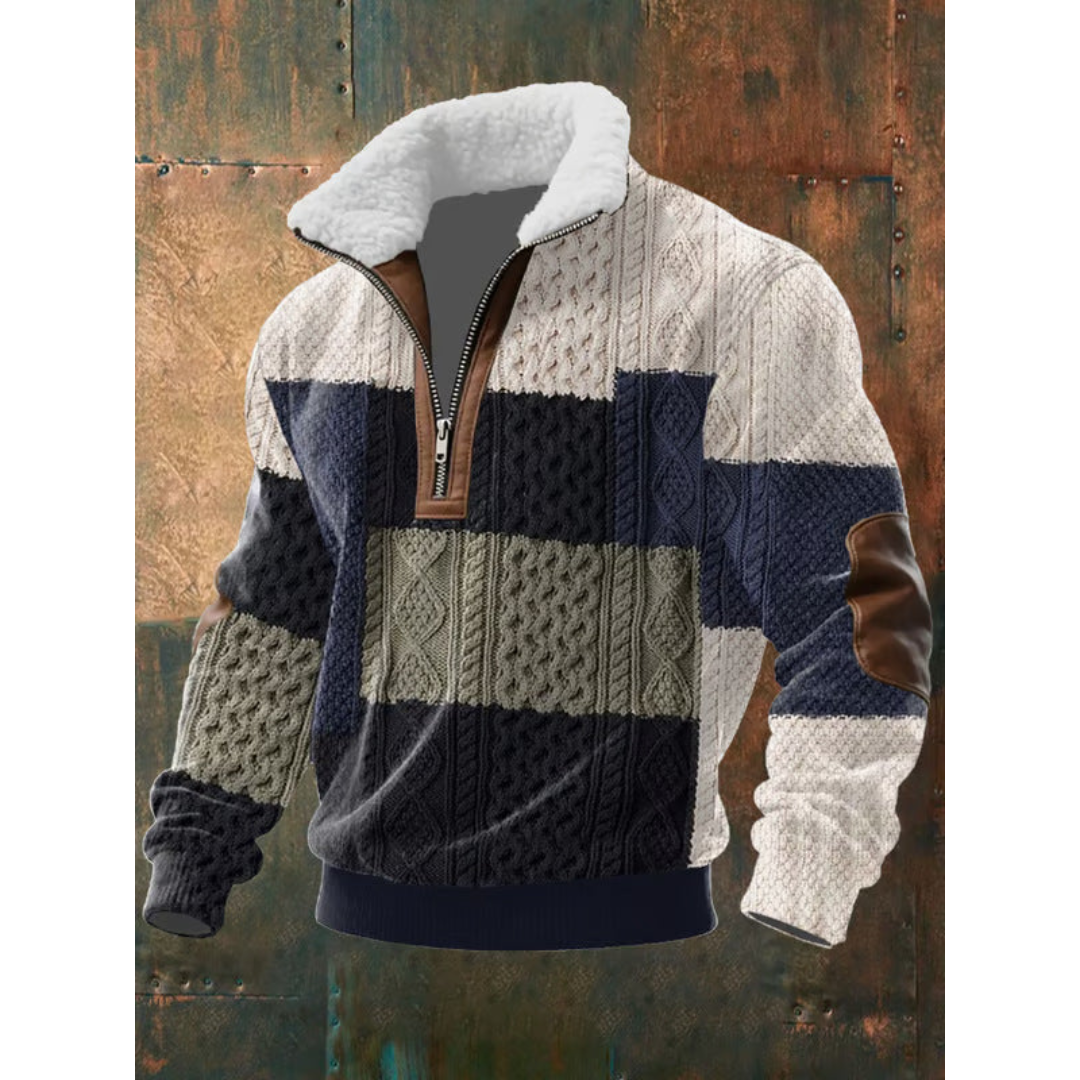 High Neck Fleece Sweater