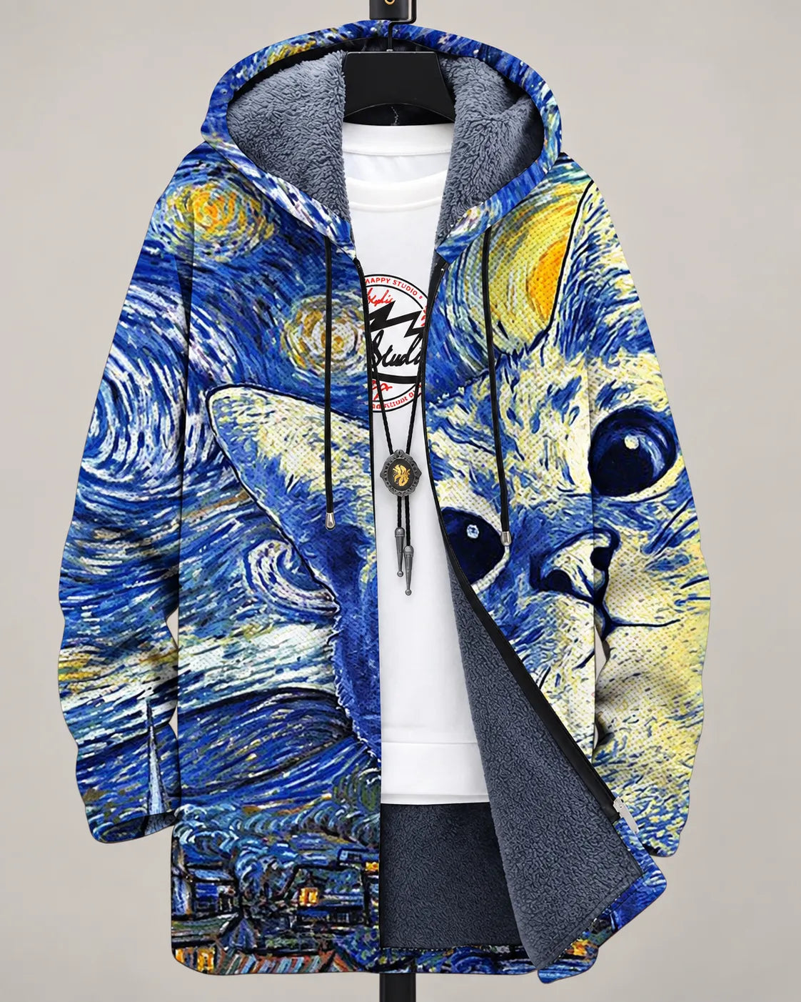 Paloma Vibrant Mosaic Hooded Jacket