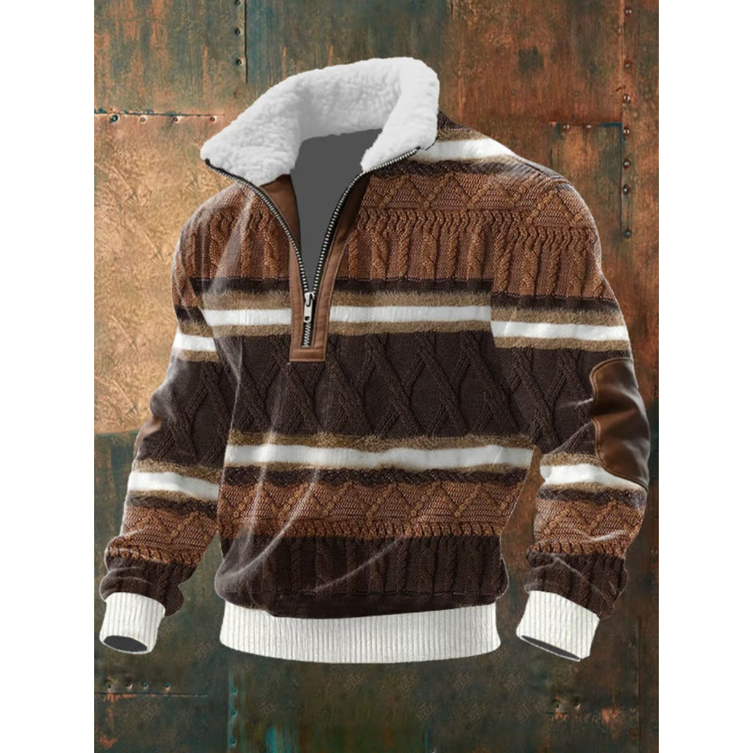 High Neck Fleece Sweater