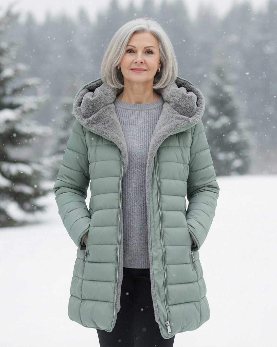 Eveloise | Fleece Lined Puffer Coat
