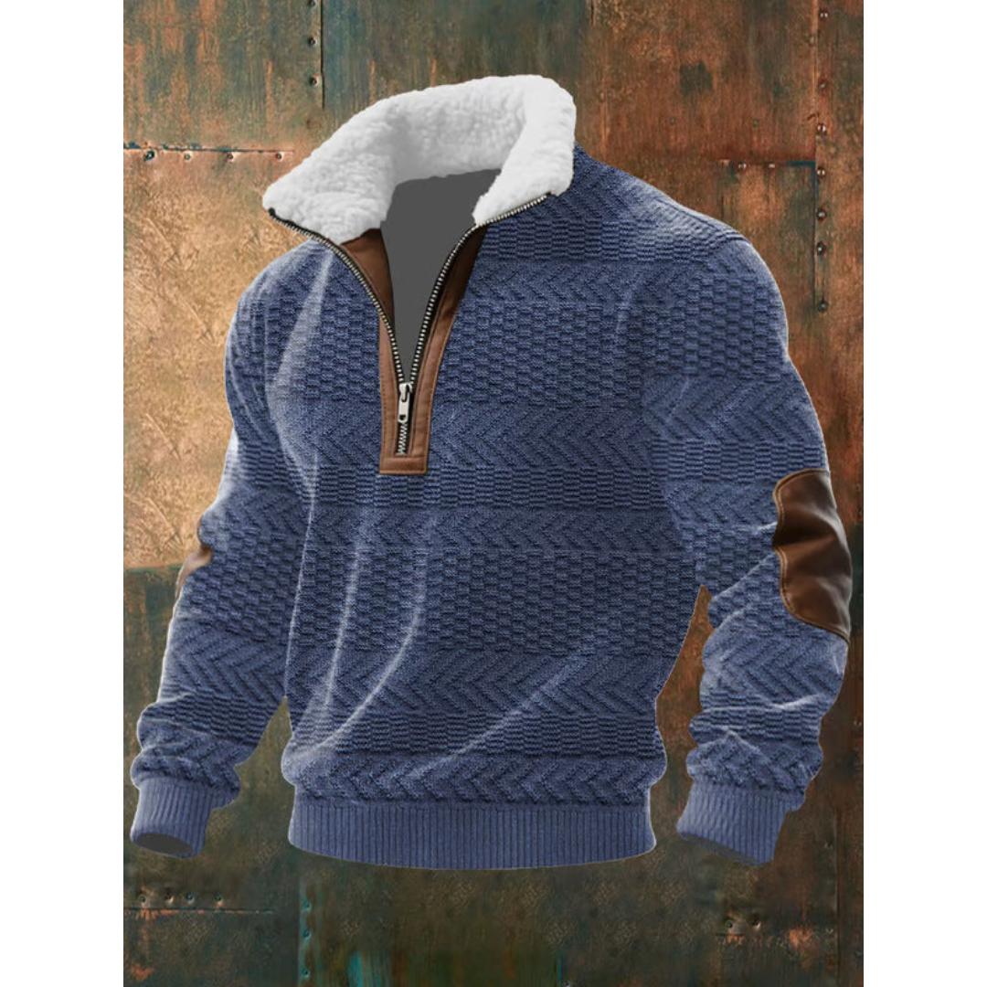High Neck Fleece Sweater