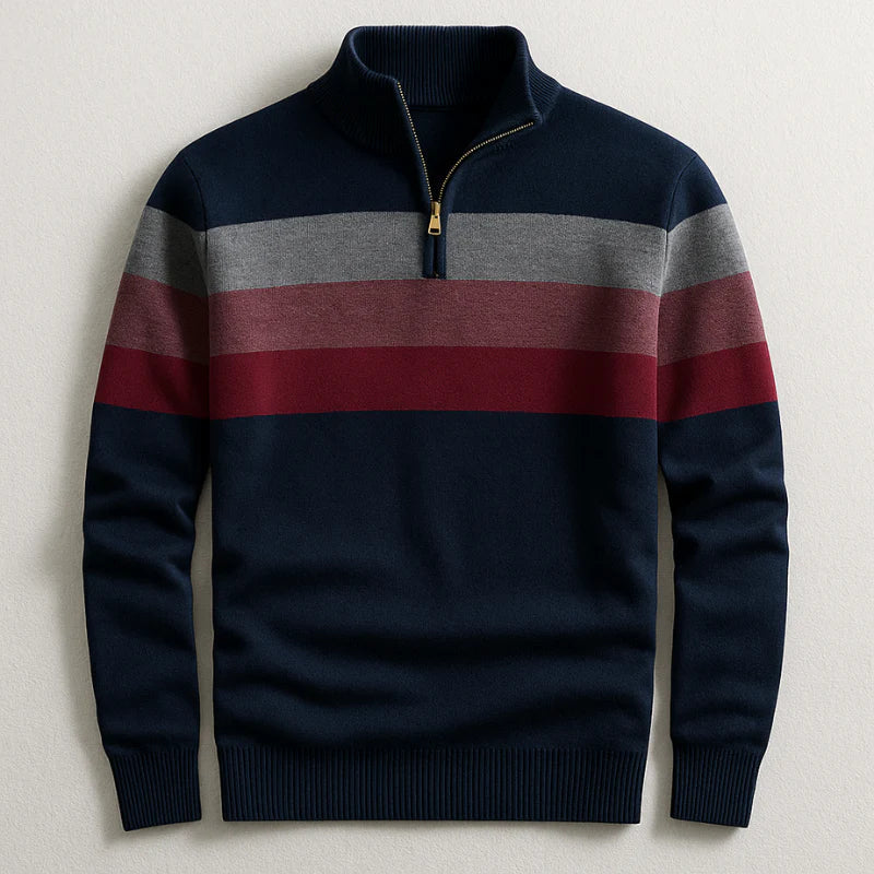 Elston Heritage Quarter-Zip Sweater