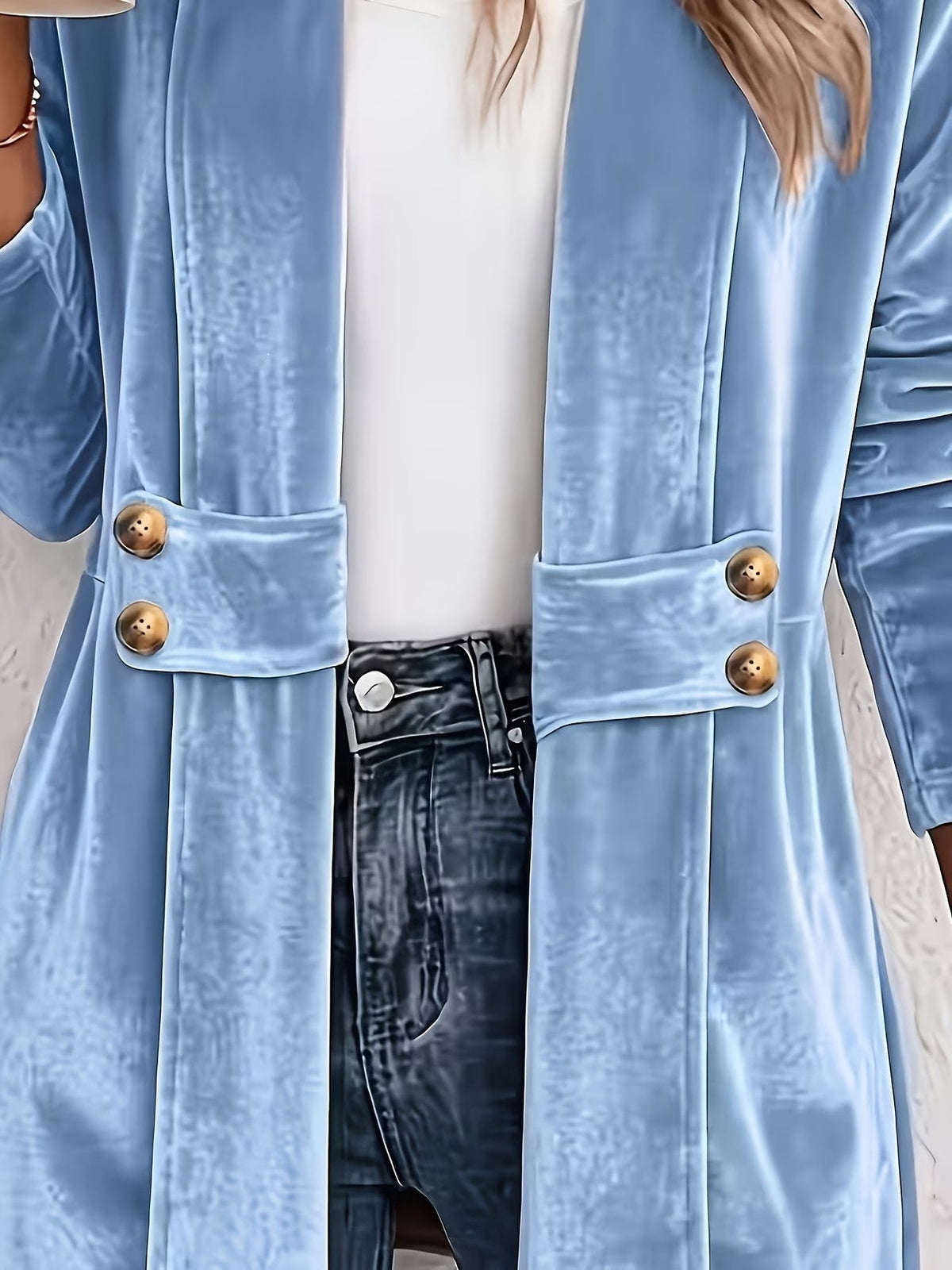 Gloria | Soft Button-Tab Cardigan