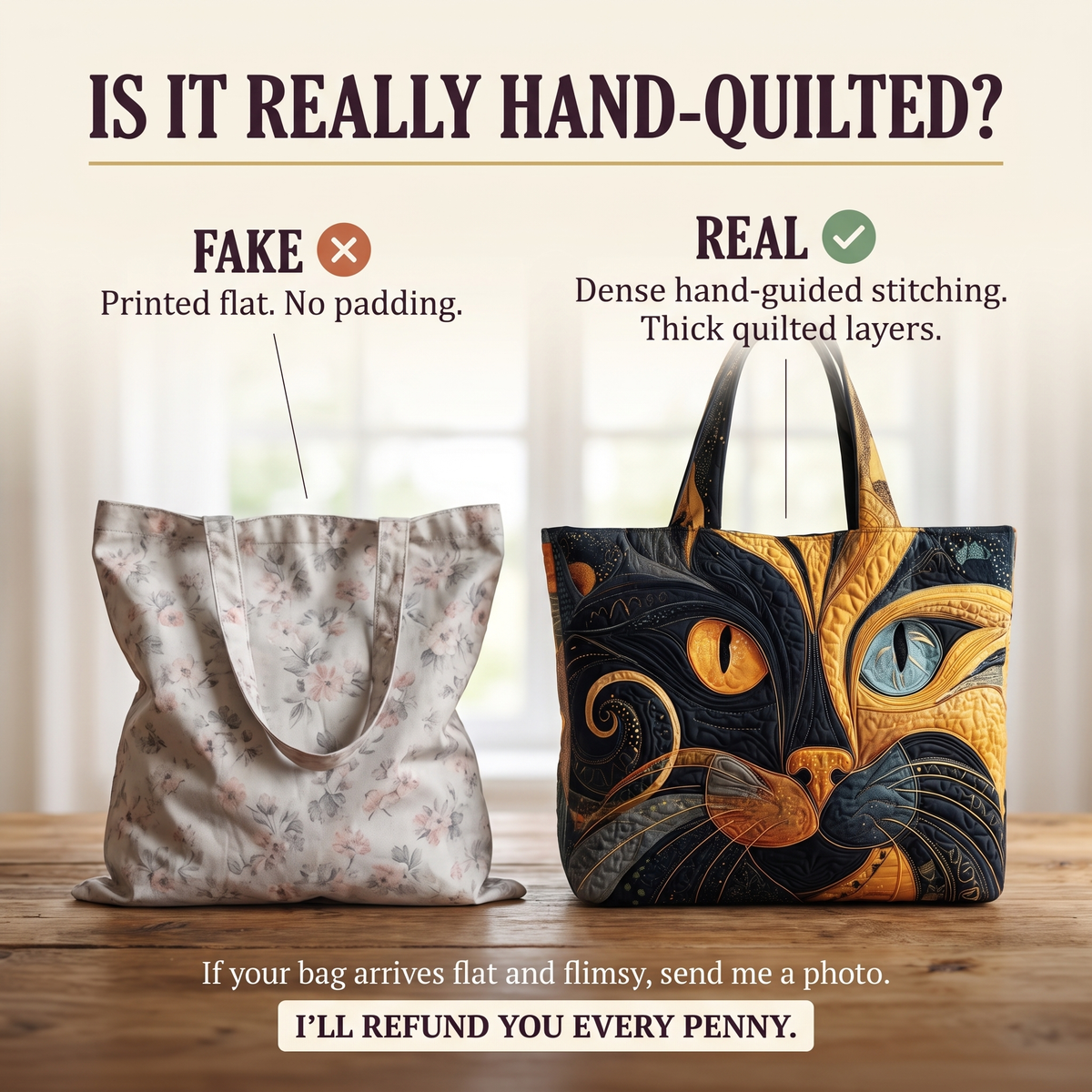 Artisanal Bag - Mystic Cat