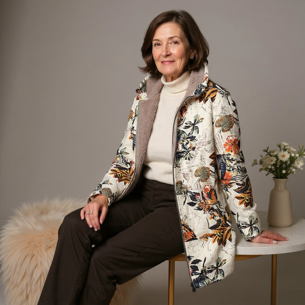 Emery™ | Floral Fleece Jacket