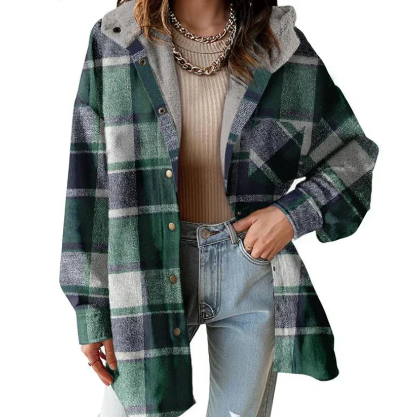 Premium Flannel Hooded Jacket