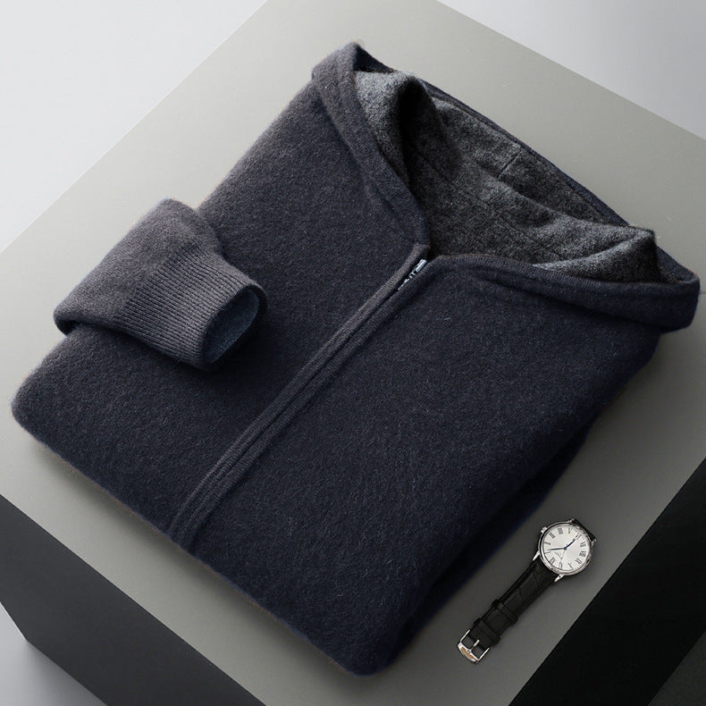 Nolan Reversible Cashmere Hoodie