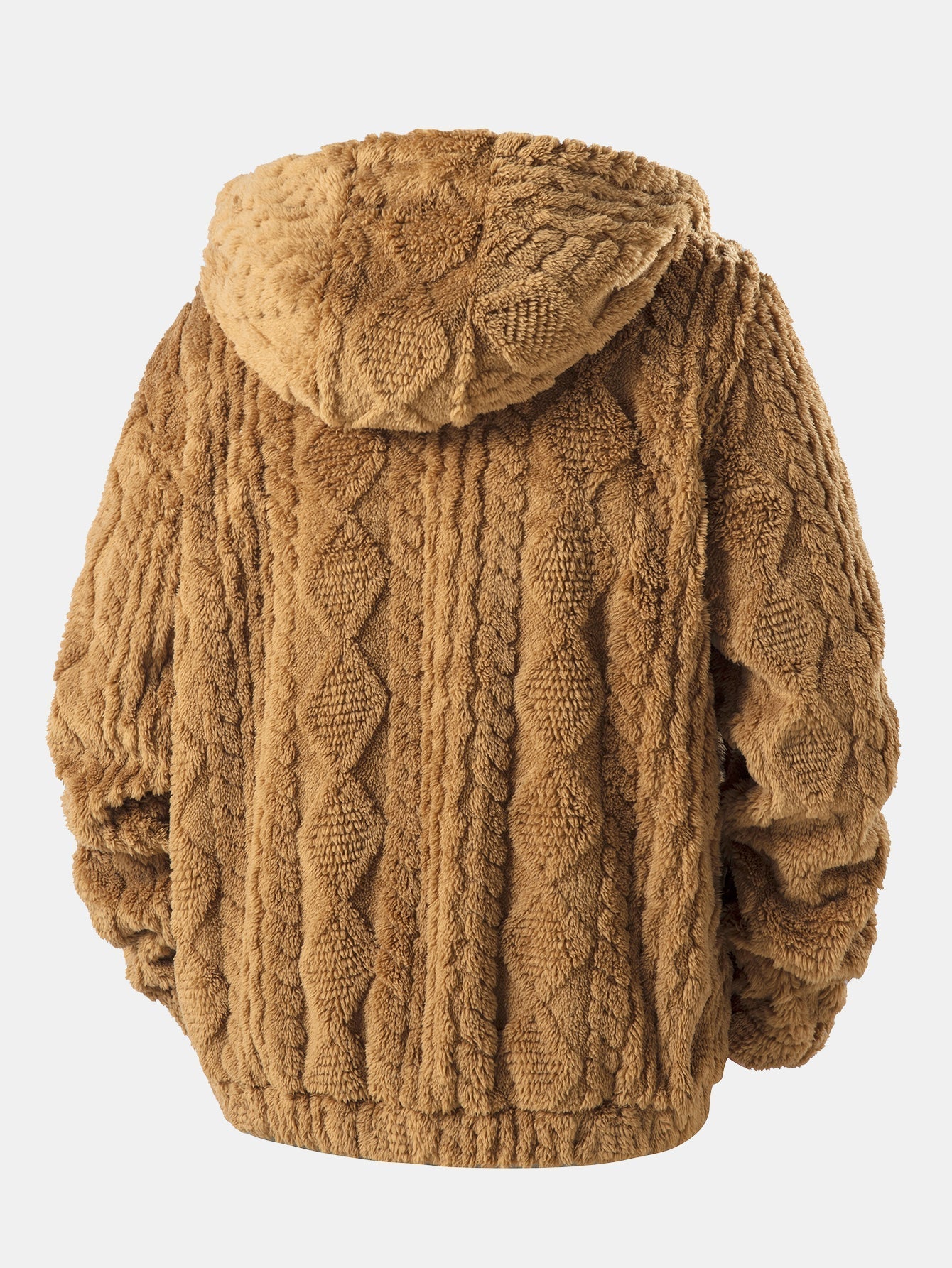 Velinor Jacquard Teddy Hoodie