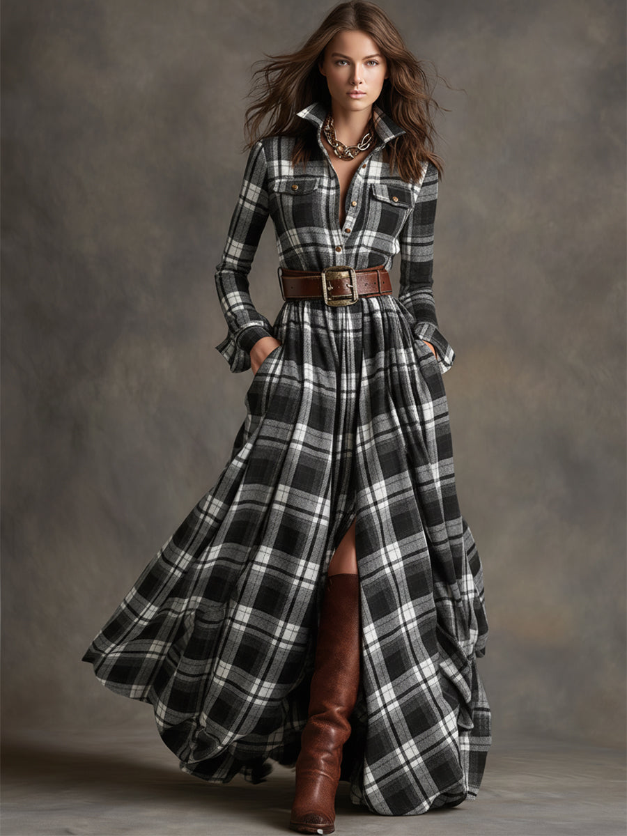 Callis™ | Elegant Classic Shirt Dress