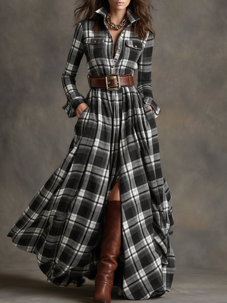 Callis™ | Elegant Classic Shirt Dress
