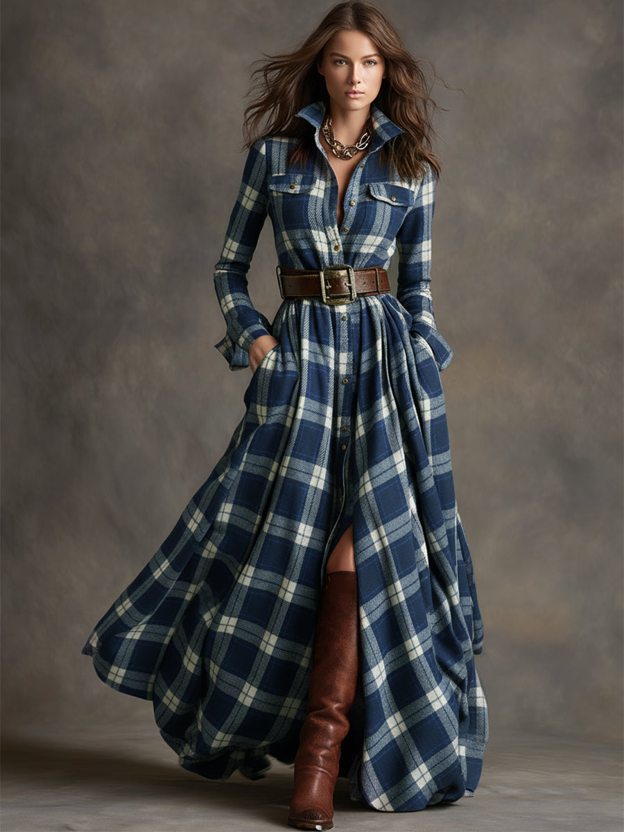 Callis™ | Elegant Classic Shirt Dress