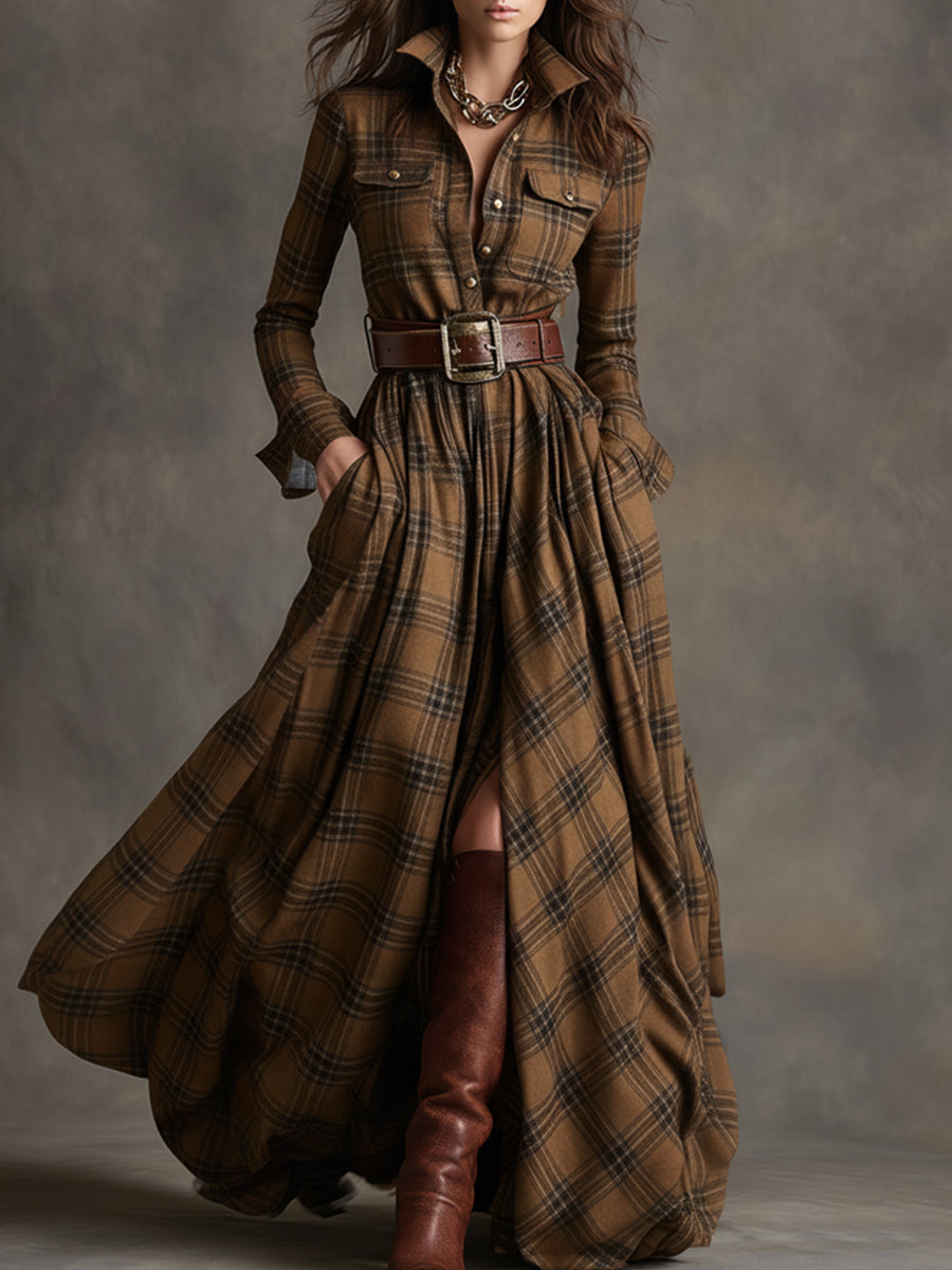 Callis™ | Elegant Classic Shirt Dress