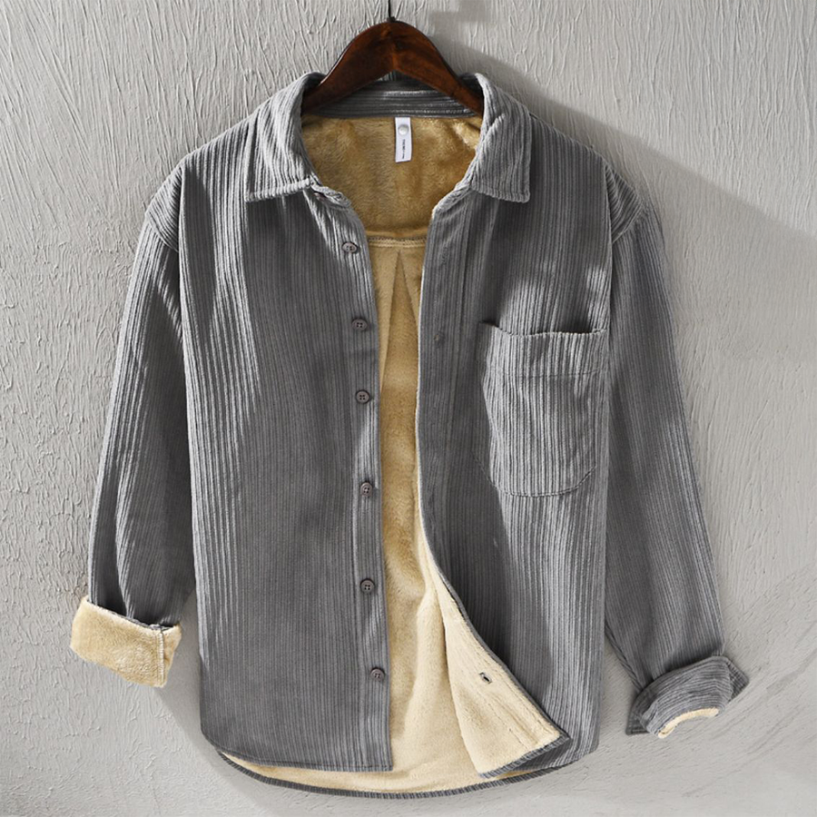 Harlan | Fleece-Lined Corduroy Shirt