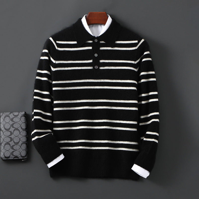Claire Merino Wool Polo Sweater
