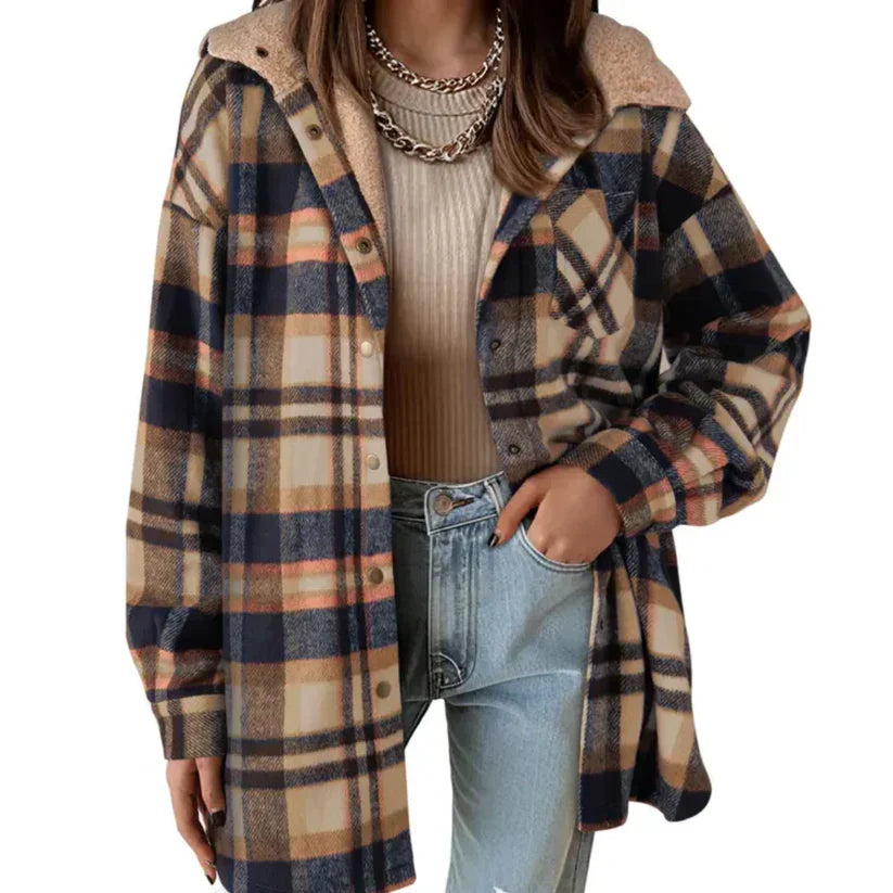 Premium Flannel Hooded Jacket