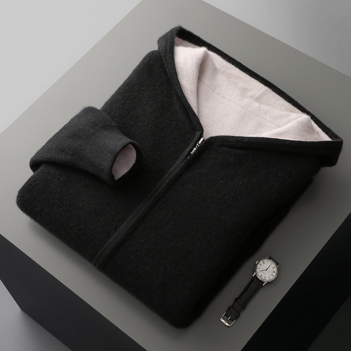 Koji Reversible Cashmere Zip Jacket