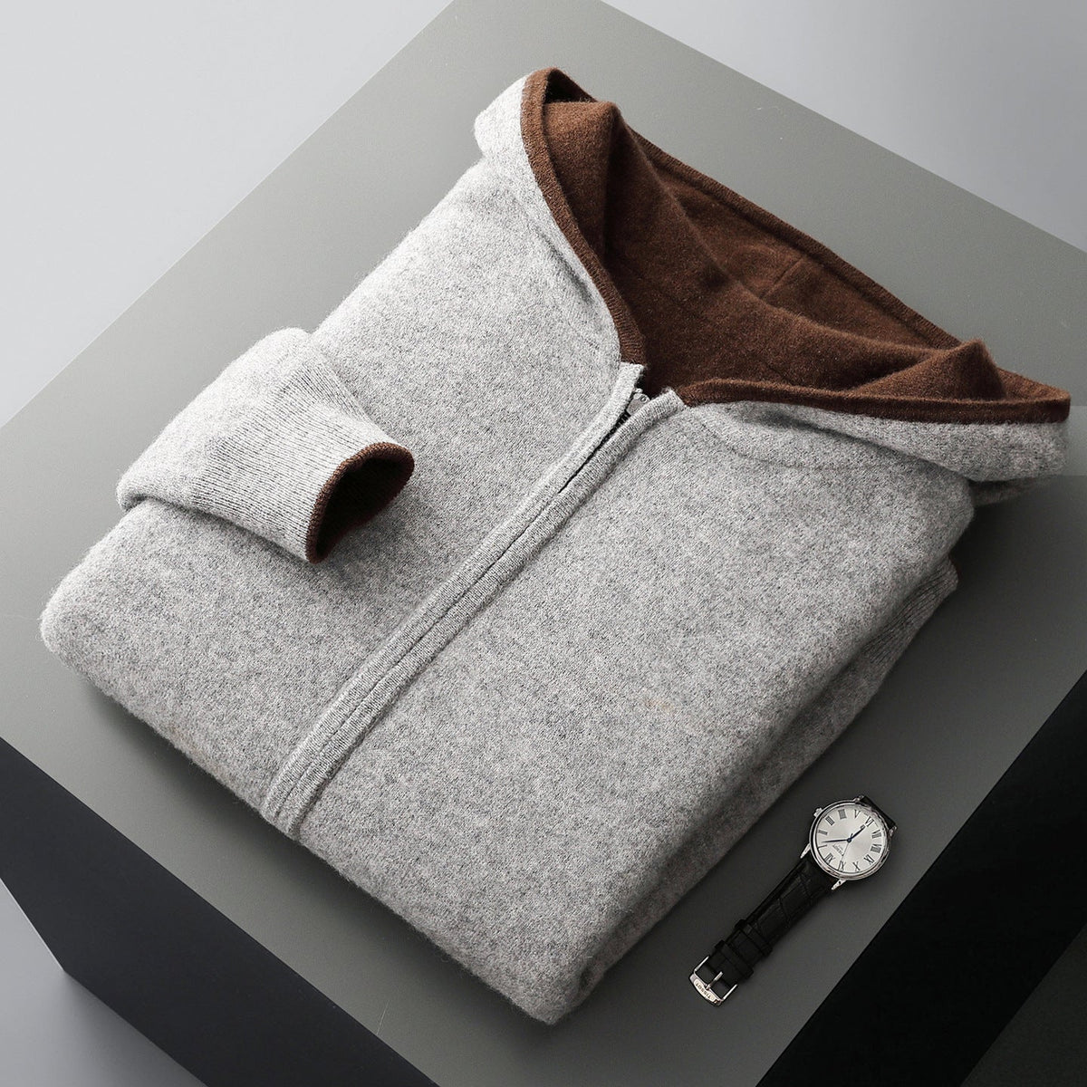 Koji Reversible Cashmere Zip Jacket