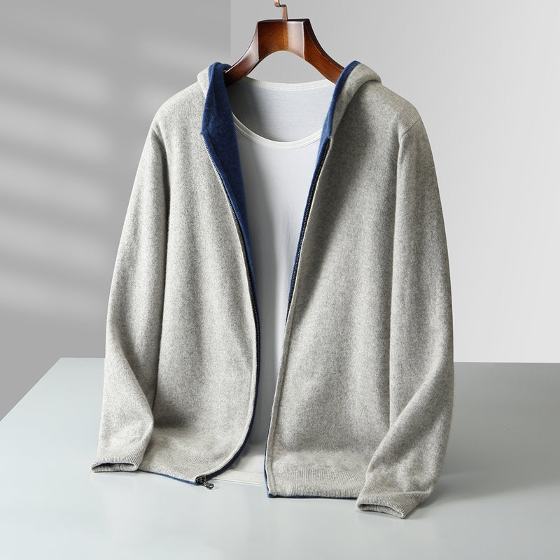 Nolan Reversible Cashmere Hoodie