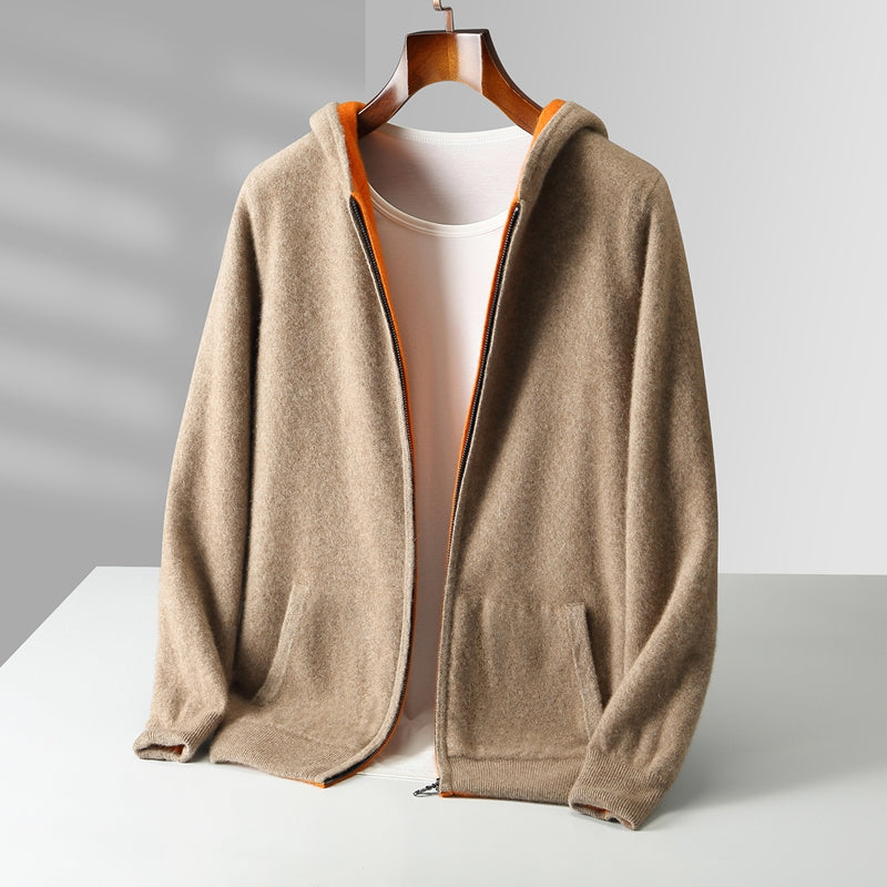 Nolan Reversible Cashmere Hoodie