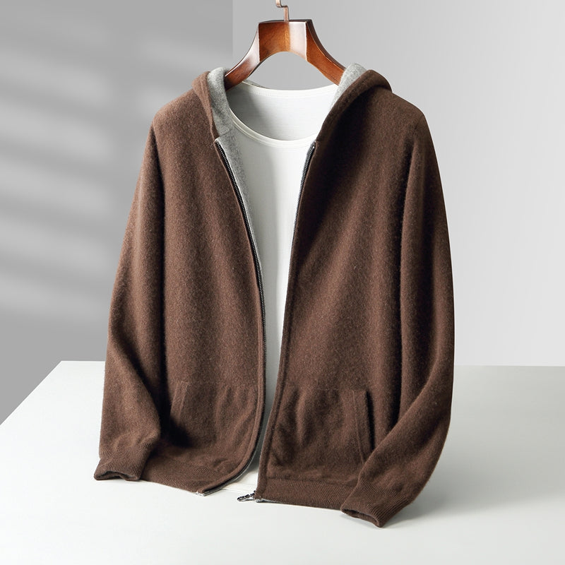 Nolan Reversible Cashmere Hoodie